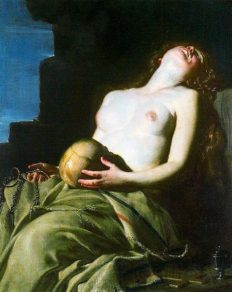 Guido Cagnacci Maddalena svenuta Norge oil painting art